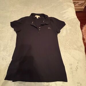 Burberry Women's Black Polo Shirt